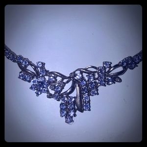 Tanzanite and silver